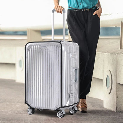 18-30inch Transparent Luggage Protector Cover: Waterproof Dustproof Suitcase Shield - Rolling Luggage Suitcase Cover