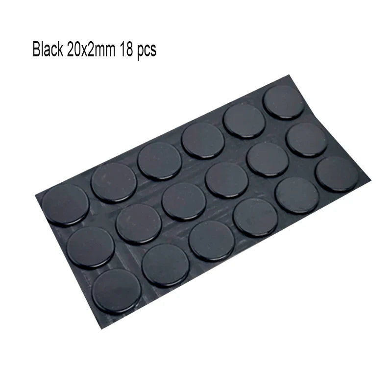 18–100PCS Self-Adhesive Silicone Door Stops – Cabinet Bumpers & Rubber Cushion Pads for Furniture Protection