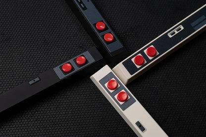 Retro Gamepad Keycap 6.25u Spacebar – Artisan ABS Keycap for MX Switches, Black & White for Mechanical Gaming Keyboards