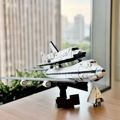 2025 ICONS Shuttle Carrier Aircraft Model – 10,360 DIY Building Blocks Bricks Toy for Kids, Creative Home Decor & Christmas Gift