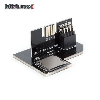 Bitfunx SD2SP2 Pro SD Card Adapter – MicroSD TF Card Reader for Nintendo GameCube NGC NTSC Serial Port 2