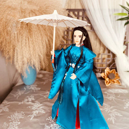 30cm 1/6 Prince Hero Man Doll – Chinese Ancient Costume Martial Arts Figure Desktop Decor Gift