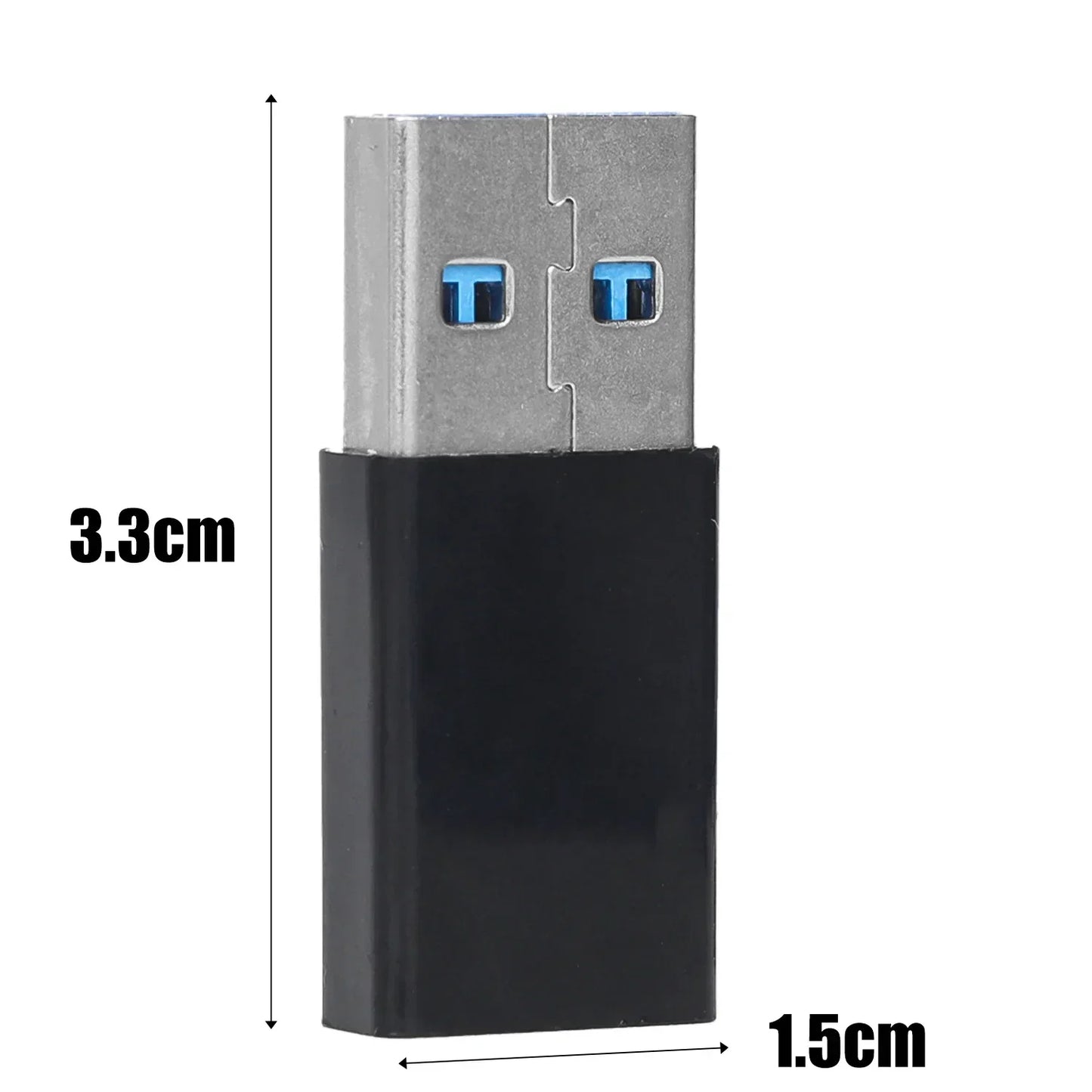 USB-C to USB-A Adapter – High-Speed Type-C to USB 3.0 Converter for Phones, Keyboards, and Data Transfer
