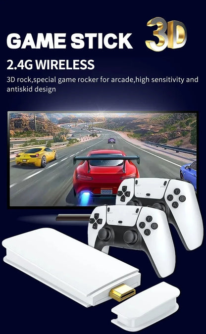 M15 Retro Game Console – 64GB, 20,000+ Games, 4K HD Output, Handheld Video Game Stick with 20+ Emulators for GBA, PS1, Arcade