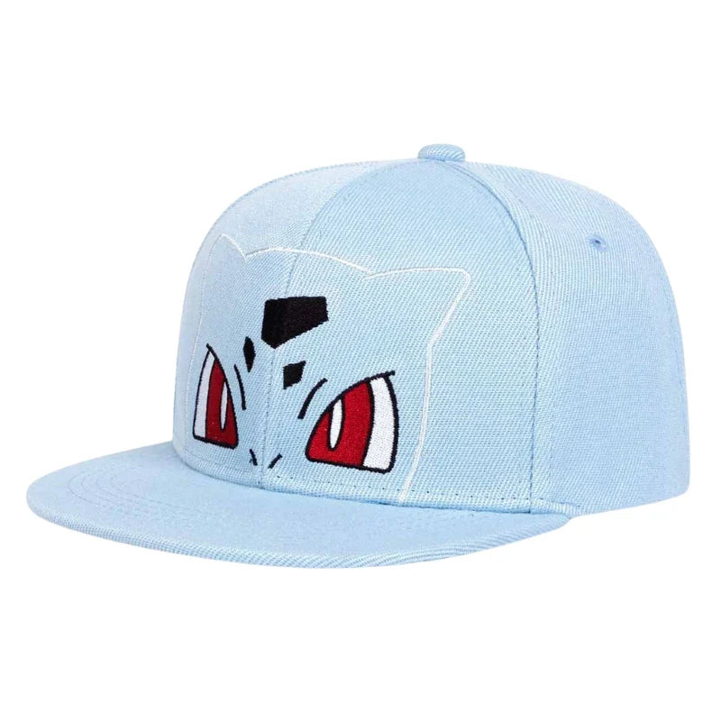 Pokemon Embroidered Baseball Cap - Adjustable Anime Sun Hat for Kids and Fans