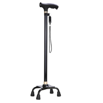 Non-Slip Retractable Walking Cane for Elderly – Aluminum Alloy Multifunctional Stick with LED Light for Seniors