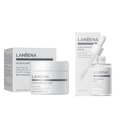 LANBENA Blackhead Remover Nose Pore Strips – Deep Cleansing Oil Control Peel-Off Face Mask (60 Stickers)