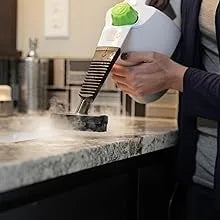 Handheld Steam Cleaner – 6 Accessories Included, Quick Heat-Up, Removes Dirt, Grime & Grease, White