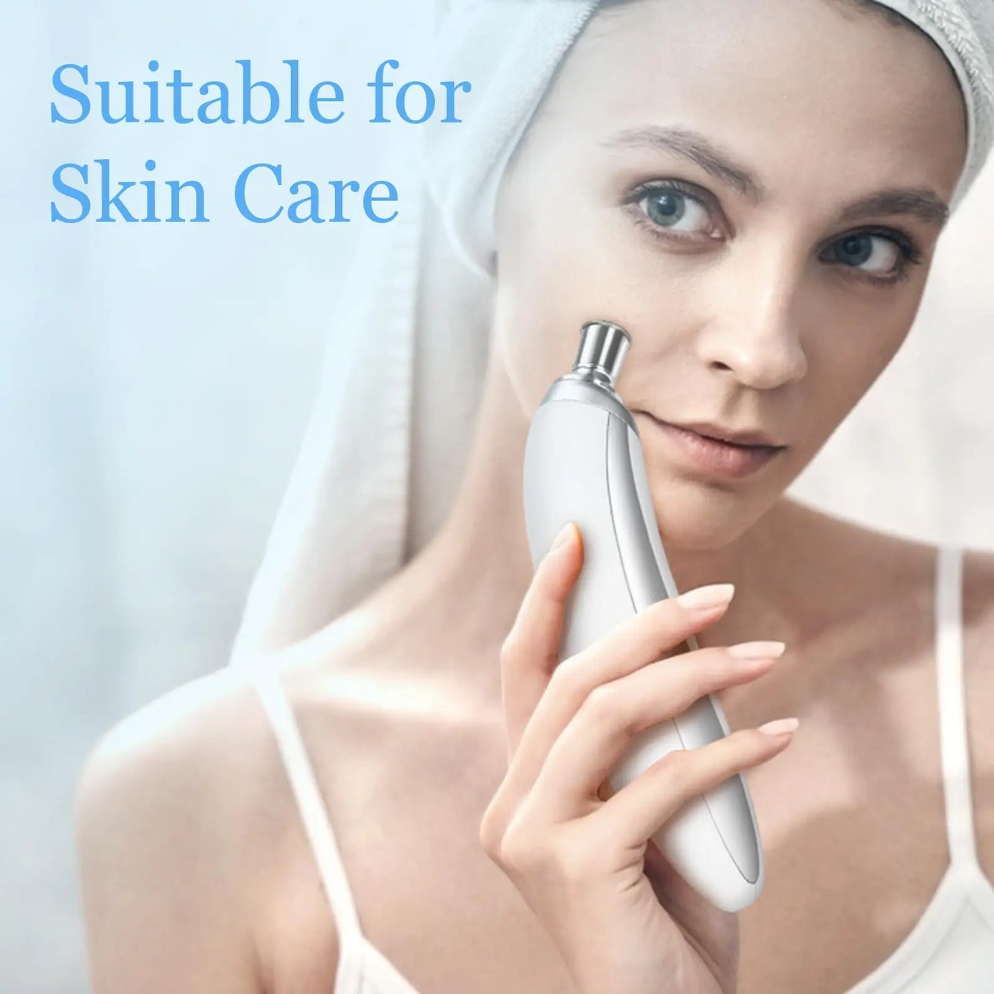 Wireless Diamond Microdermabrasion Machine - Deep Skin Cleansing Blackhead Remover Anti Aging Facial Care Tool