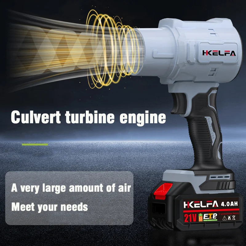 2000W Electric Turbo Blower – Handheld Cordless Jet Fan for Car Drying, Dust Removal & Air Blowing