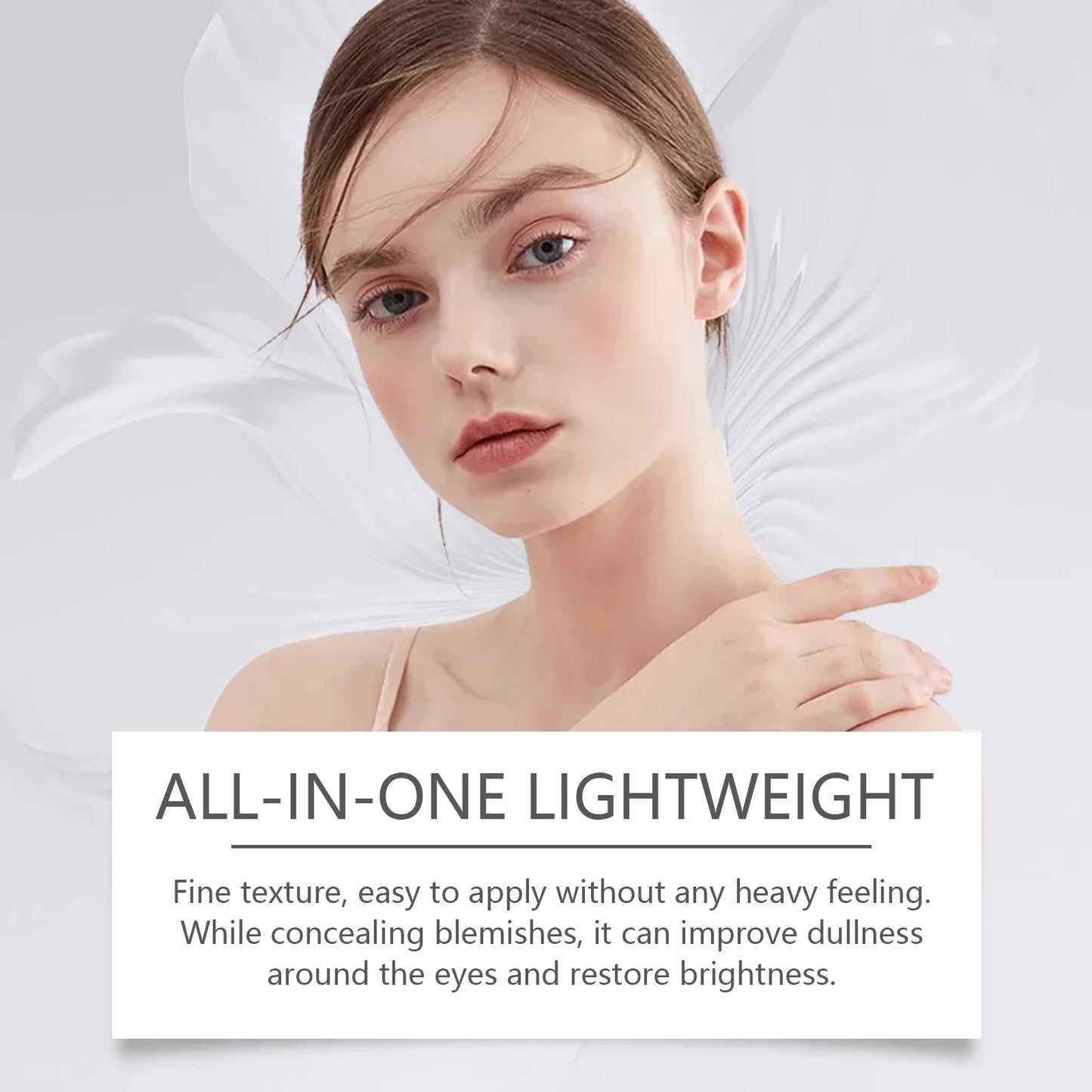 Invisible Dark Circles Concealer – Acne & Lacrimal Groove Cover, Brightening Facial Makeup Base Cosmetics