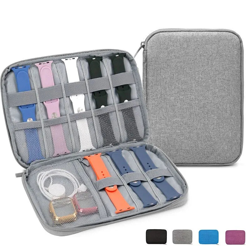 Watchband Bag for Apple Watch - Smart Travel Case for Watch Straps - Wriststrap Storage Organizer Box