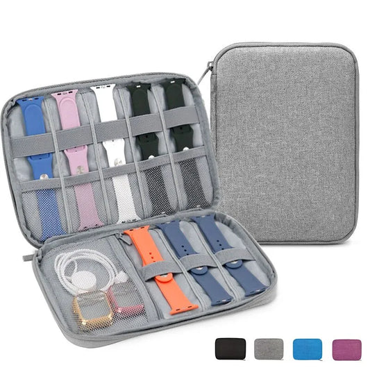 Watchband Bag for Apple Watch - Smart Travel Case for Watch Straps - Wriststrap Storage Organizer Box