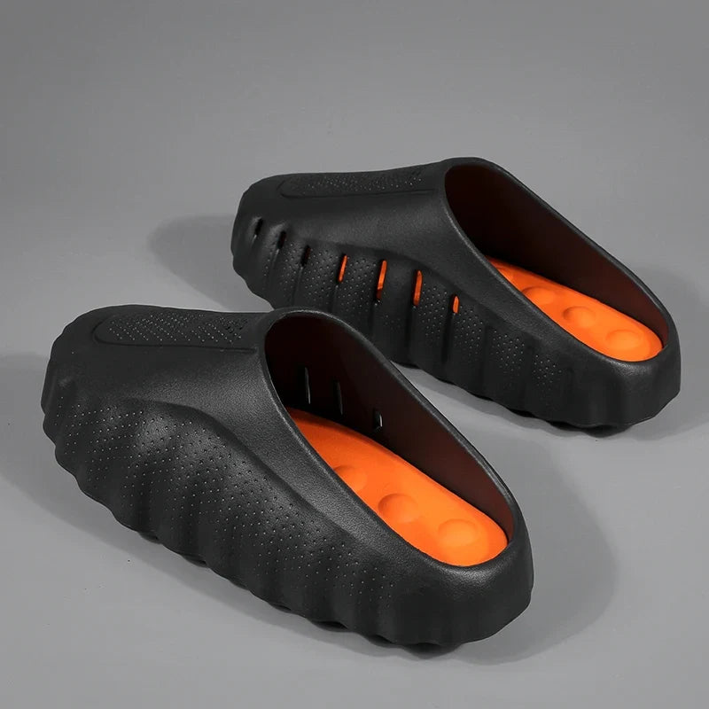 Men’s & Women’s EVA Toe Massage Slippers - Lightweight Casual Beach Shoes for Outdoor Summer Comfort