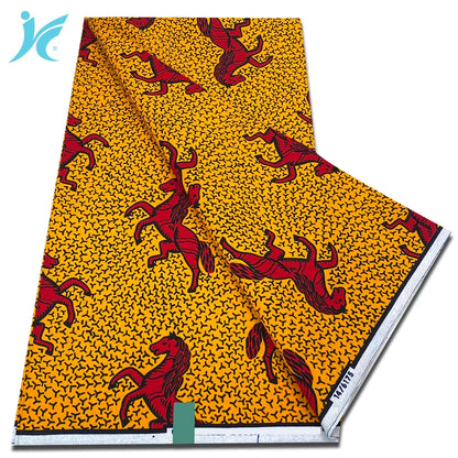 2026 African Real Wax Fabric - 100% Cotton Nigerian Ankara Dutch Batik Sewing Cloth