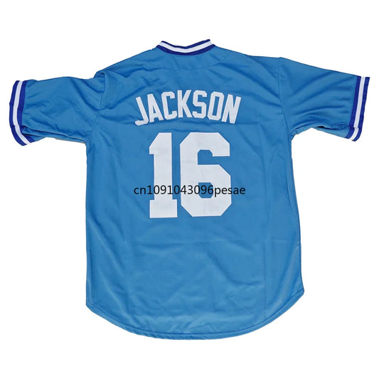 Bo Jackson Retro Baseball Jersey – Kansas City American Jersey, George Brett #5 & Eric Hosmer #35, US Men’s M-3XL
