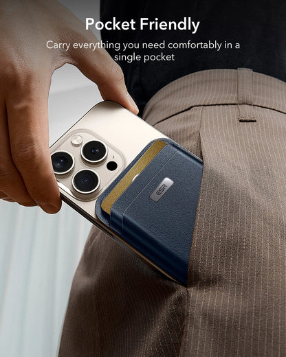 ESR MagSafe Wallet with Find My — Strong Magnetic 5-Card Holder for iPhone 16/15/14/13/12 Series