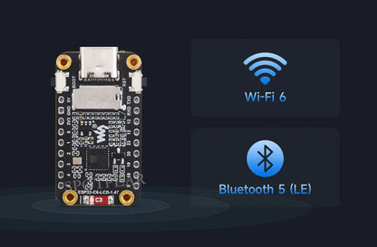 Waveshare ESP32-C6 Development Board – 1.47-inch Display, 172×320, WiFi 6 & Bluetooth, Type-C Interface