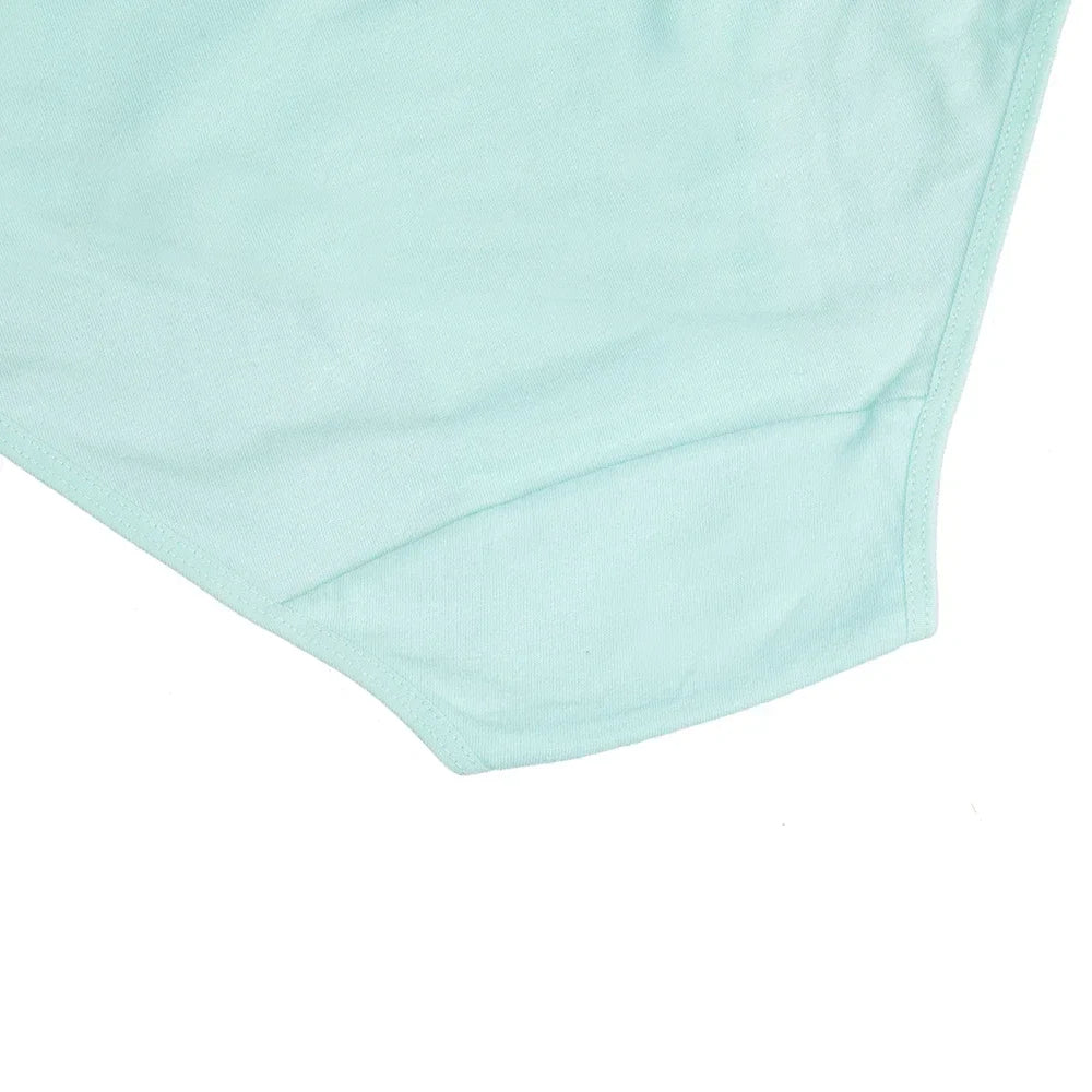 6 Pcs Women’s Cotton Briefs Set - Plus Size Sexy Print Mid-Rise Panties with Breathable Cotton Crotch