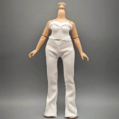 Handmade Doll Dresses & Shoes – Outfit for 28cm High School Dolls with Big Eyes & Long Eyelashes, Perfect Birthday Gift