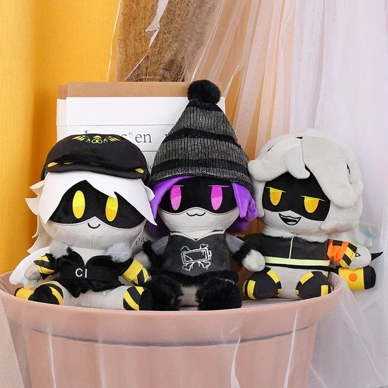 25cm MURDER DRONES UZI Plush Toy – Cute Cartoon Animation Character Plushie Doll, Soft Gift Toy for Kids & Christmas