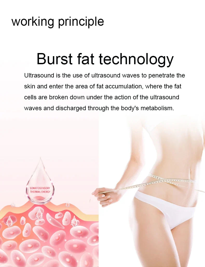 40K Cavitation 4 in 1 Ultrasonic RF Machine – Body Shaping, Weight Loss, Skin Tightening & Facial Lifting Device