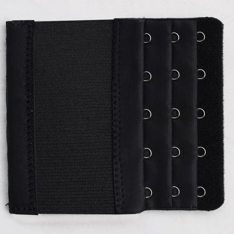 2PCS Women’s Bra Extension Strap – 3 Rows, 5 Buckles, Elastic Adjustable Hook Clip for Bra Accessories