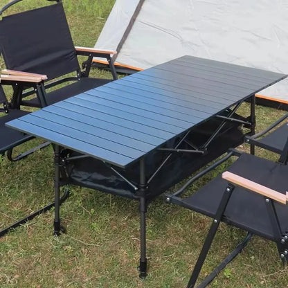 Outdoor Picnic Table with Carrying Bag – Lightweight Portable Folding Desk for Camping & Self-Driving Trips