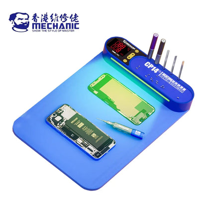 MECHANIC CP14+ LCD Screen Removal Heating Separator Silicone Pad for iPhone & iPad Repair Tool – Anti-Slip Screen Separator Mat