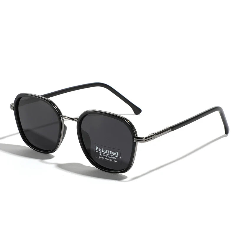 OVZA TR90 Polarized Sunglasses – Fashion Square Frame Driving Glasses for Men & Women S2074