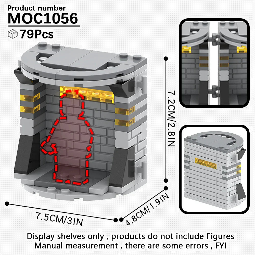 MOOXI Movie Series MOC BrickHeadz Building Blocks Set – DIY Educational Toy for Kids