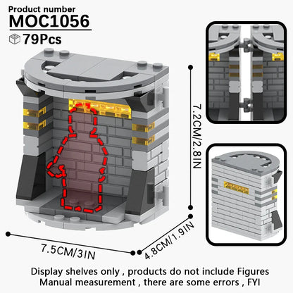 MOOXI Movie Series MOC BrickHeadz Building Blocks Set – DIY Educational Toy for Kids