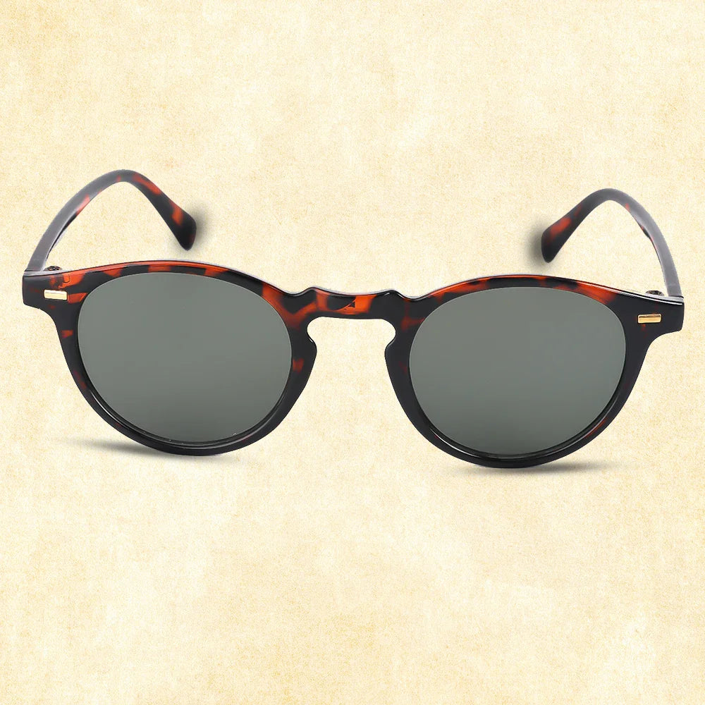 Small Round Sunglasses — Retro Classic UV400 Shades for Men & Women, Perfect for Travel, Shopping & Hiking