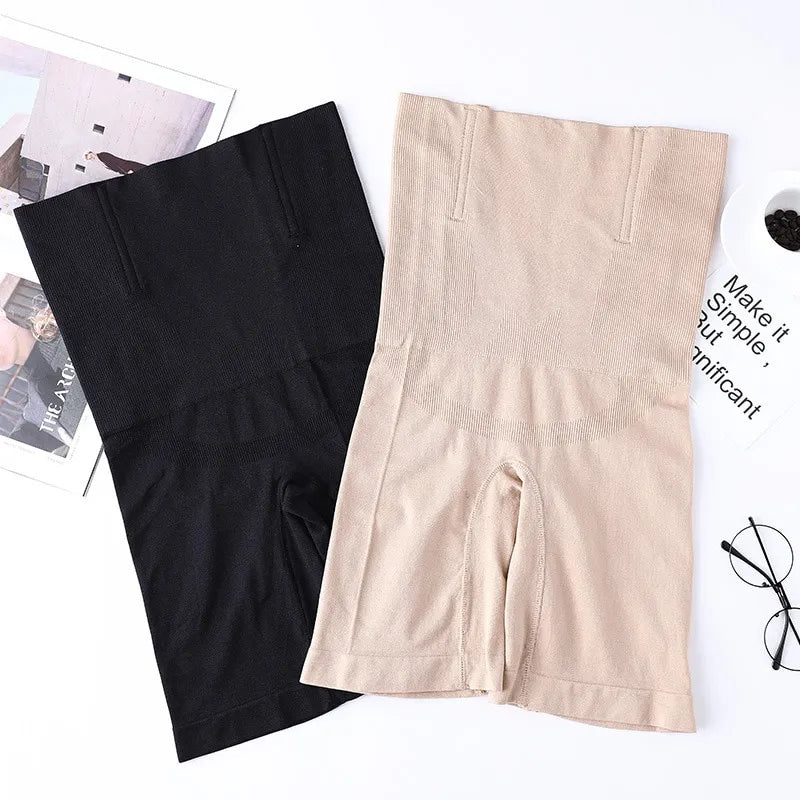 Women's High Waist Corset Pants: Postpartum Buttocks Lifting & Body Shaping Slim Fit Leggings - Anti-Glare Flat Angle Design