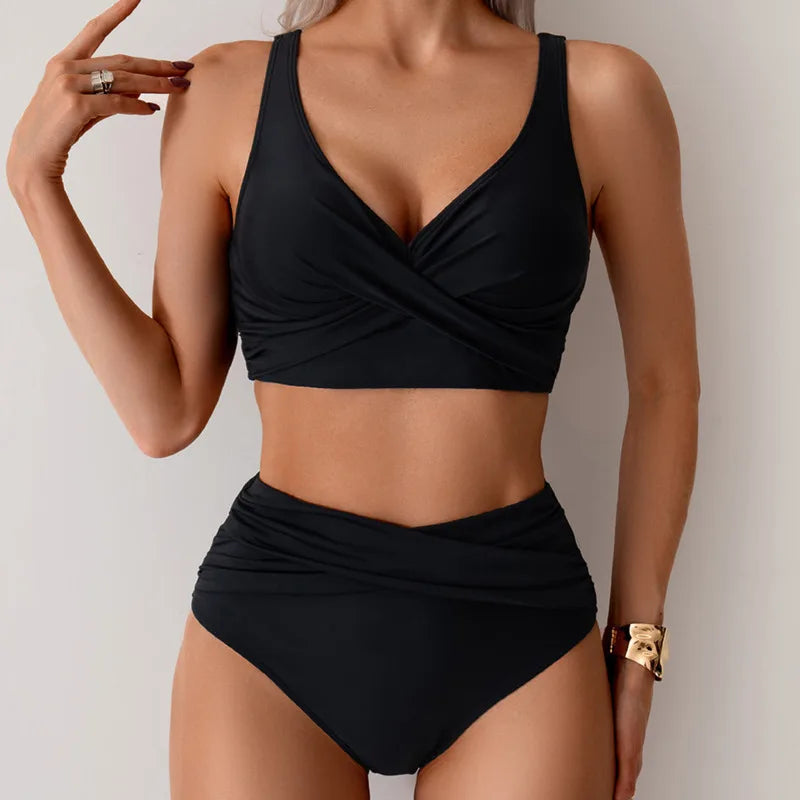 High Waist Bikini Set for Women – Sexy Push Up Swimsuit Summer Beachwear Bathing Suit Swimwear