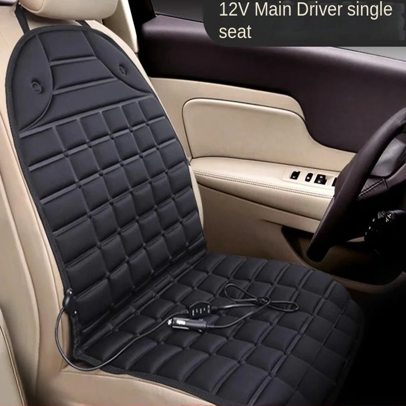 12V Car Heated Seat Cushion – Electric Quick Heating Winter Seat for Small Cars