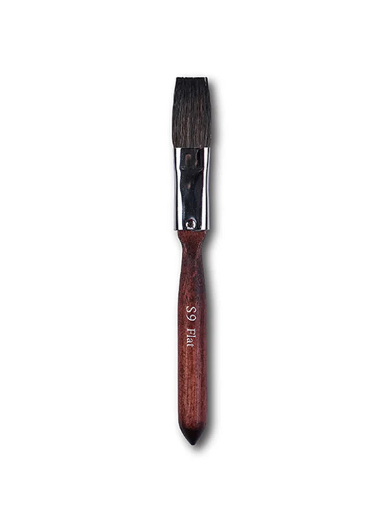 Artsecret Mini Dagger Oval Flat Squirrel Hair Brushes Set – Professional Watercolor Painting Tools