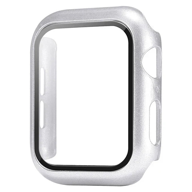 Apple Watch Glass Case Cover - Full Screen Protector for Series 9, 8, 7, 6, SE & iWatch 38mm-45mm