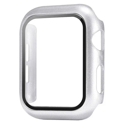 Apple Watch Glass Case Cover - Full Screen Protector for Series 9, 8, 7, 6, SE & iWatch 38mm-45mm