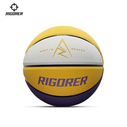 Rigorer Size 7 Basketball - Austin Reaves Signature PU Moisture-Absorbent Training Ball