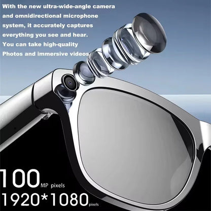 Xiaomi Mijia 6K HD AI Smart Glasses — 100MP Camera, ChatGPT, Bluetooth Call, Voice Assistant, 260mAh Battery