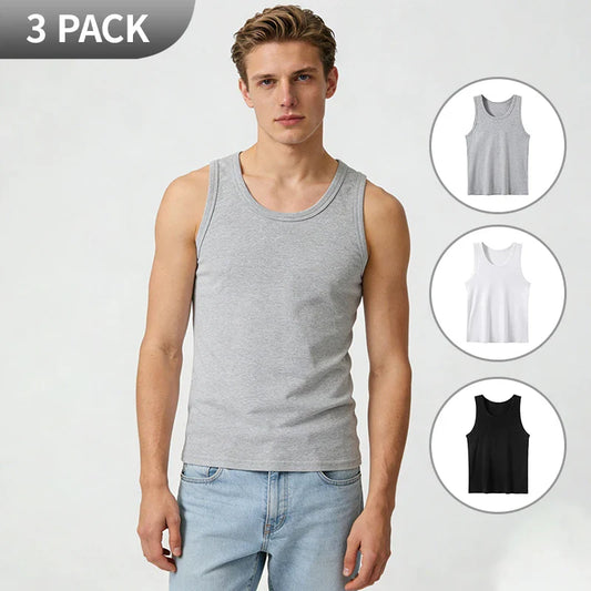 Men’s Plain Color Summer Sports T-Shirt Set (1/3 Pieces) – Comfortable Short Sleeve Casual Tee for Home, Workout & Daily Wear