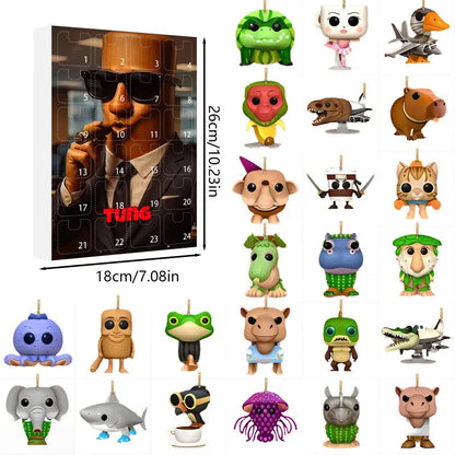 2025 Italian Brainrot Advent Calendar – Tung Tung Sahur Tralalero 24-Day Christmas Countdown Gift