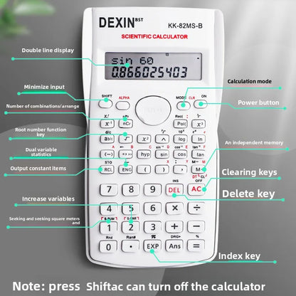 Student Scientific Calculator for Exams – Electronic Accounting & Math Functions, Primary School to CPA Use, Grade 4 Special Purpose Calculator