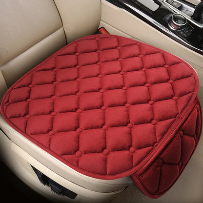 Universal Winter Warm Car Seat Cover Protector Set – 3-Piece Rear Seat Cushion & Back Cushion Auto Seat Protection for Cars, SUVs & Vans