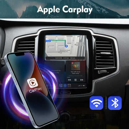ISUDAR Wireless CarPlay Module for Volvo – AI Upgrade Adapter with Android Auto & Bluetooth (XC90/XC60/XC40/S90/S60/V90/V60)