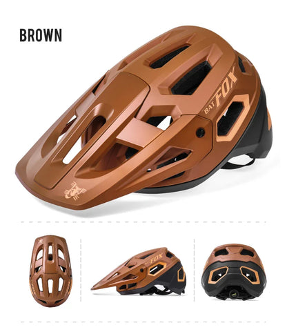 BATFOX MTB Cycling Helmet — Integrally-Molded Mountain Bike Helmet for Speed & Safety