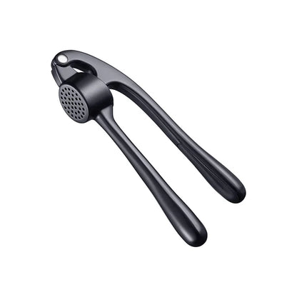 LMETJMA Stainless Steel Garlic Press — Easy Squeeze Garlic Mincer & Crusher Kitchen Tool JT202