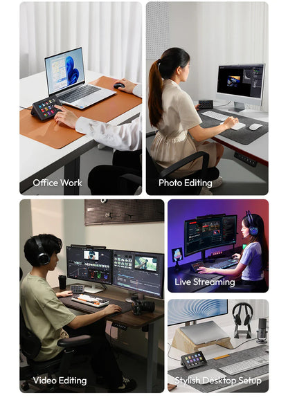 Ulanzi D200 Production Console – Studio Controller for Gaming, Livestreaming & Content Creation