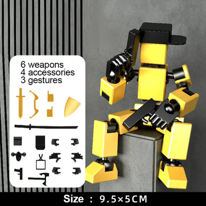 Multi-Jointed Movable Shapeshift Robot 3.0 – 3D Printed Action Model Doll Toy & Christmas Gift